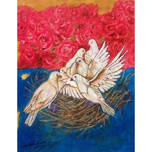 Naushad Alam, 18 x 24 Inch, Oil on Canvas, Figurative Painting, AC-NAL-213